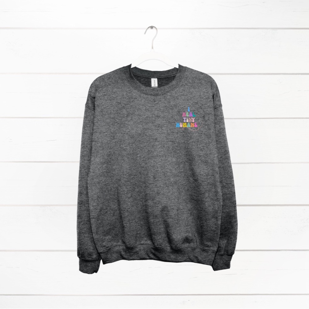Pediatric Nurse Crewneck Sweatshirt - Made To Order - Picture 2 of 7